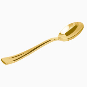 Colheres Ouro Metálico 17cm